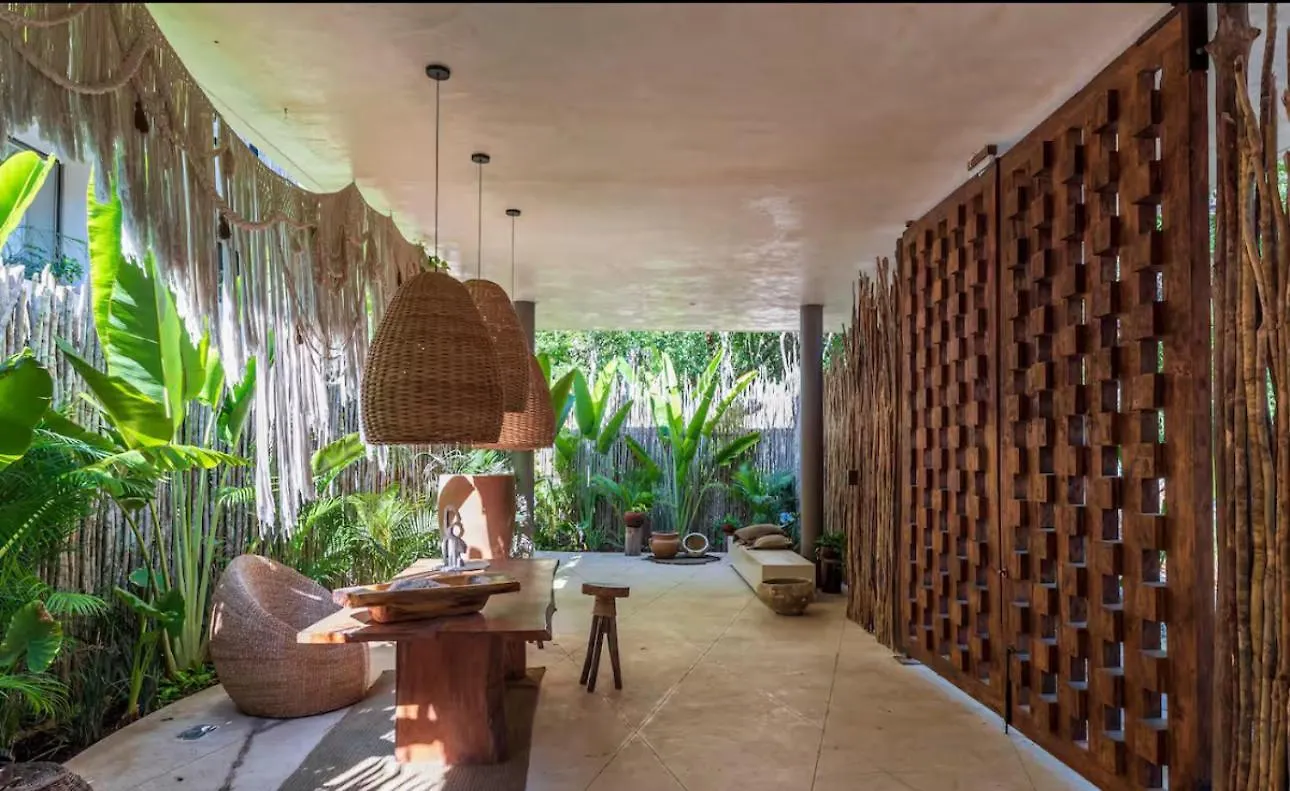 Lovely Boho Chic Apartment With Private Pool Tulum México